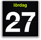 Lördag 27 okt